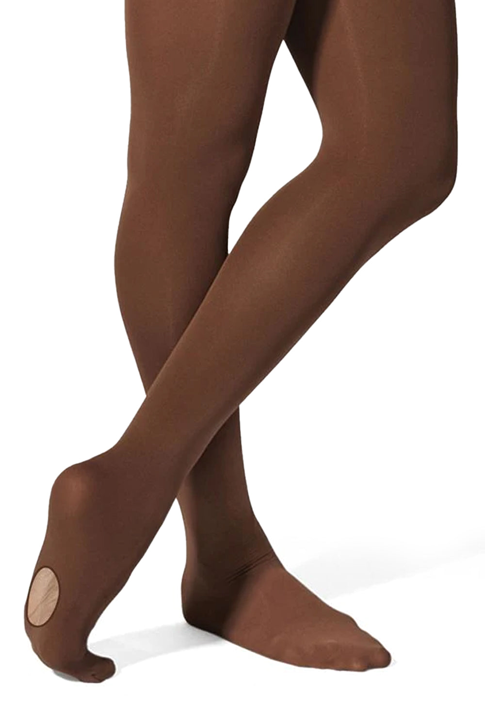 Bloch Contoursoft Adaptatoe - collants convertibles doux pour fille / femme