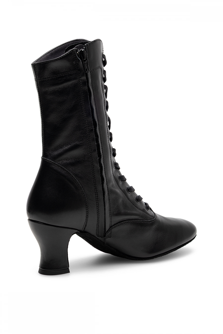 Rumpf Allie Black Dance Boots, 2 Inch Heel