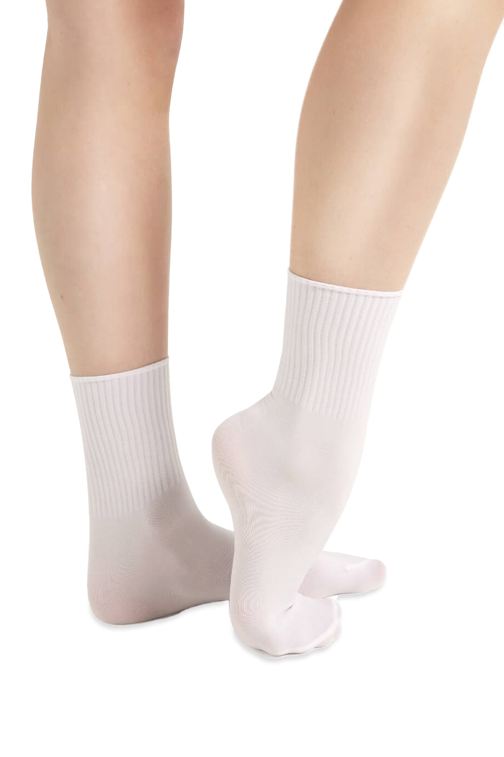 Ribbed Ballet Socks