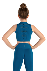 Bloch Jacky Zip Front Crop Top