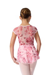 Capezio Girls' Waterlily Floral Mesh Dress