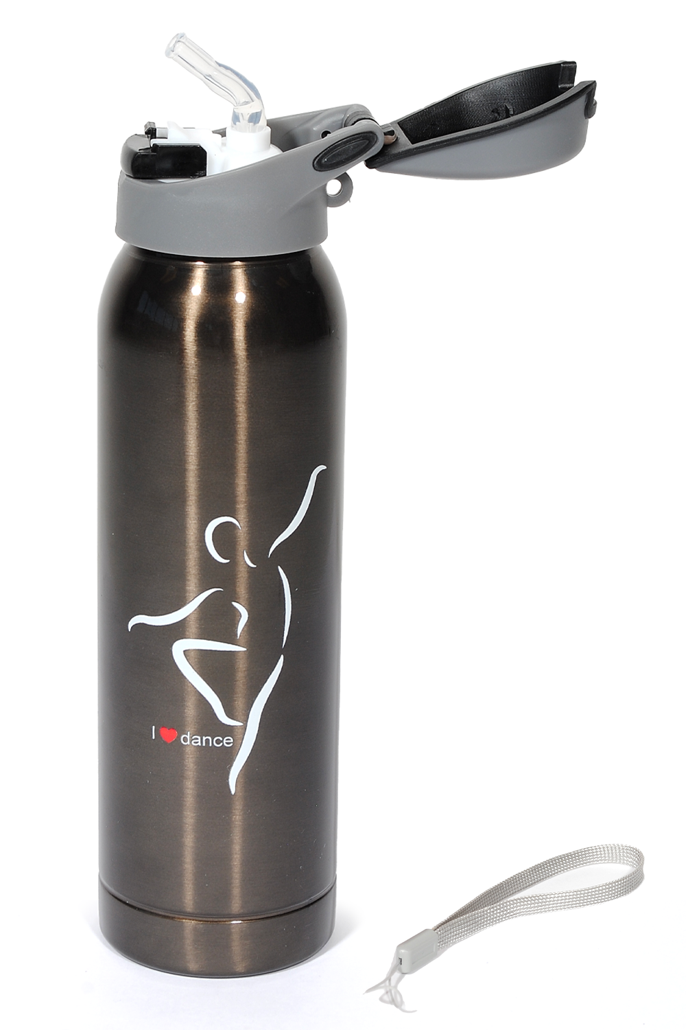 Girardi Dance Steel Water Bottle Black