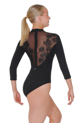 Bloch Calista Quarter Sleeve High Neck Leotard