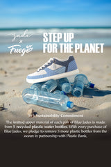 Fuego Jade Sustainable Low-Top Dance Sneaker Blue