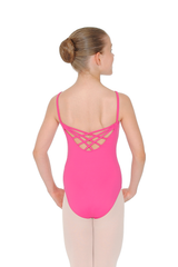 Mirella Strappy Floral Embellished Leotard