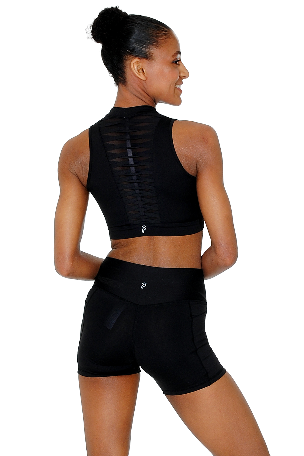 Bloch Alix Zip Front Crop Top
