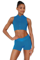 Bloch Alix Zip Front Crop Top