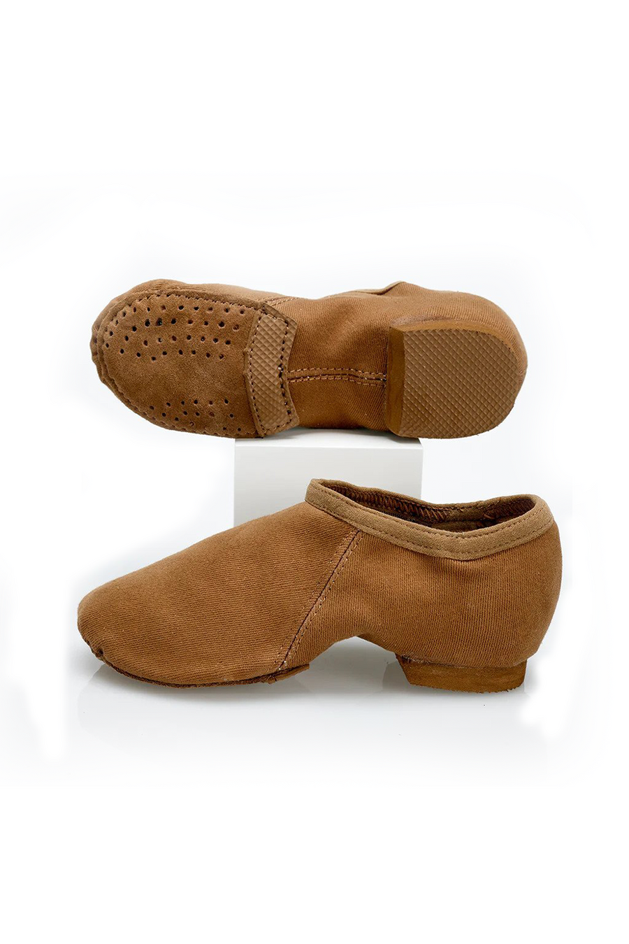 Chaussures De Jazz Bi Semelles En Cuir main image 1